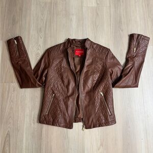 Guess Brown Quilted Jacket NWOT